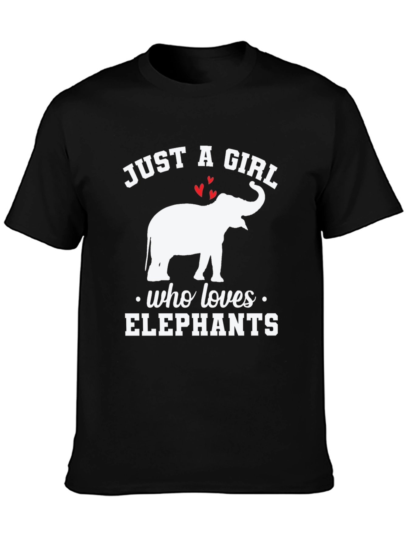 Just A Girl Who Loves Elephants T-Shirt
