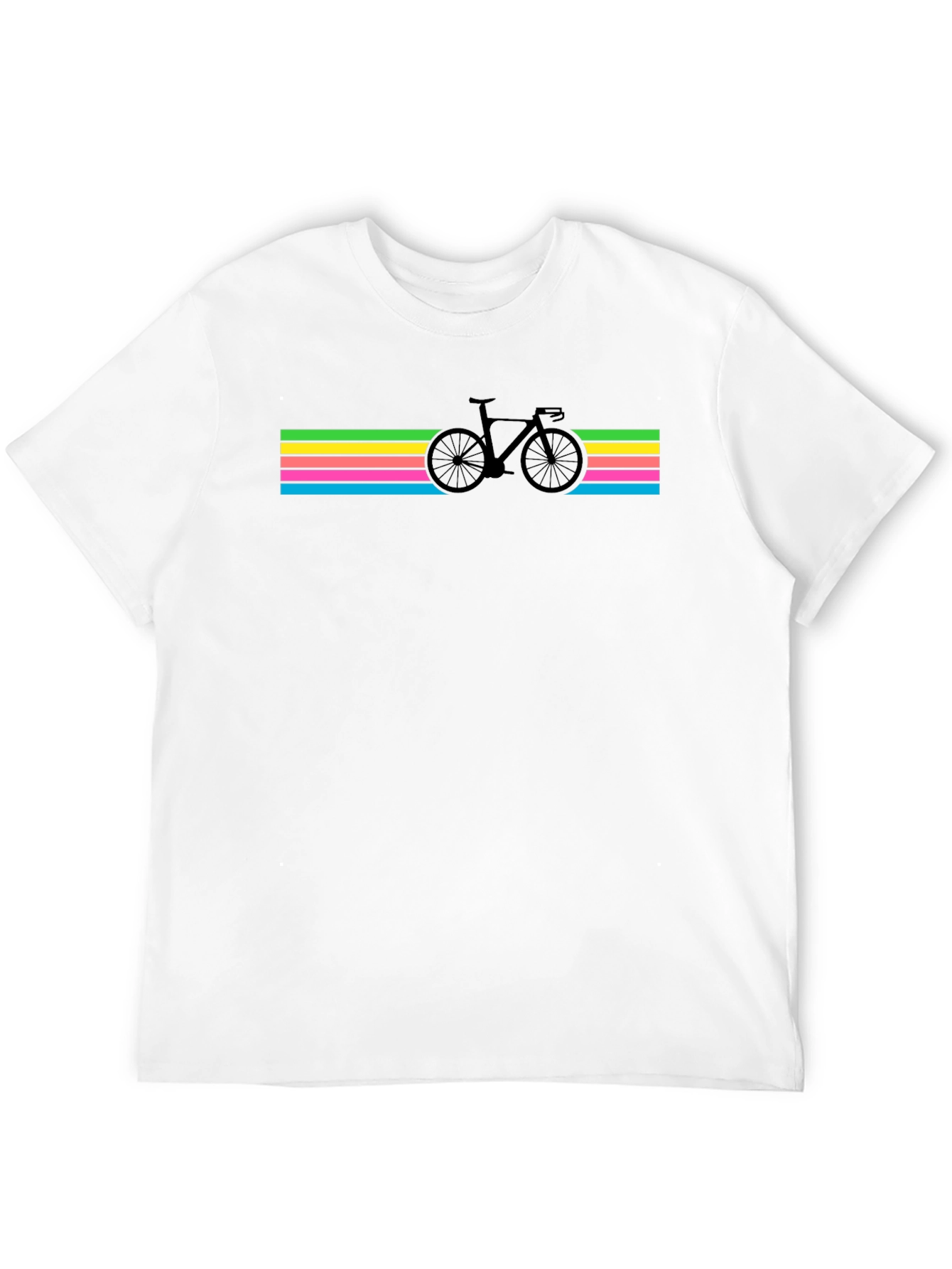 Retro Cycling T-Shirt - Black