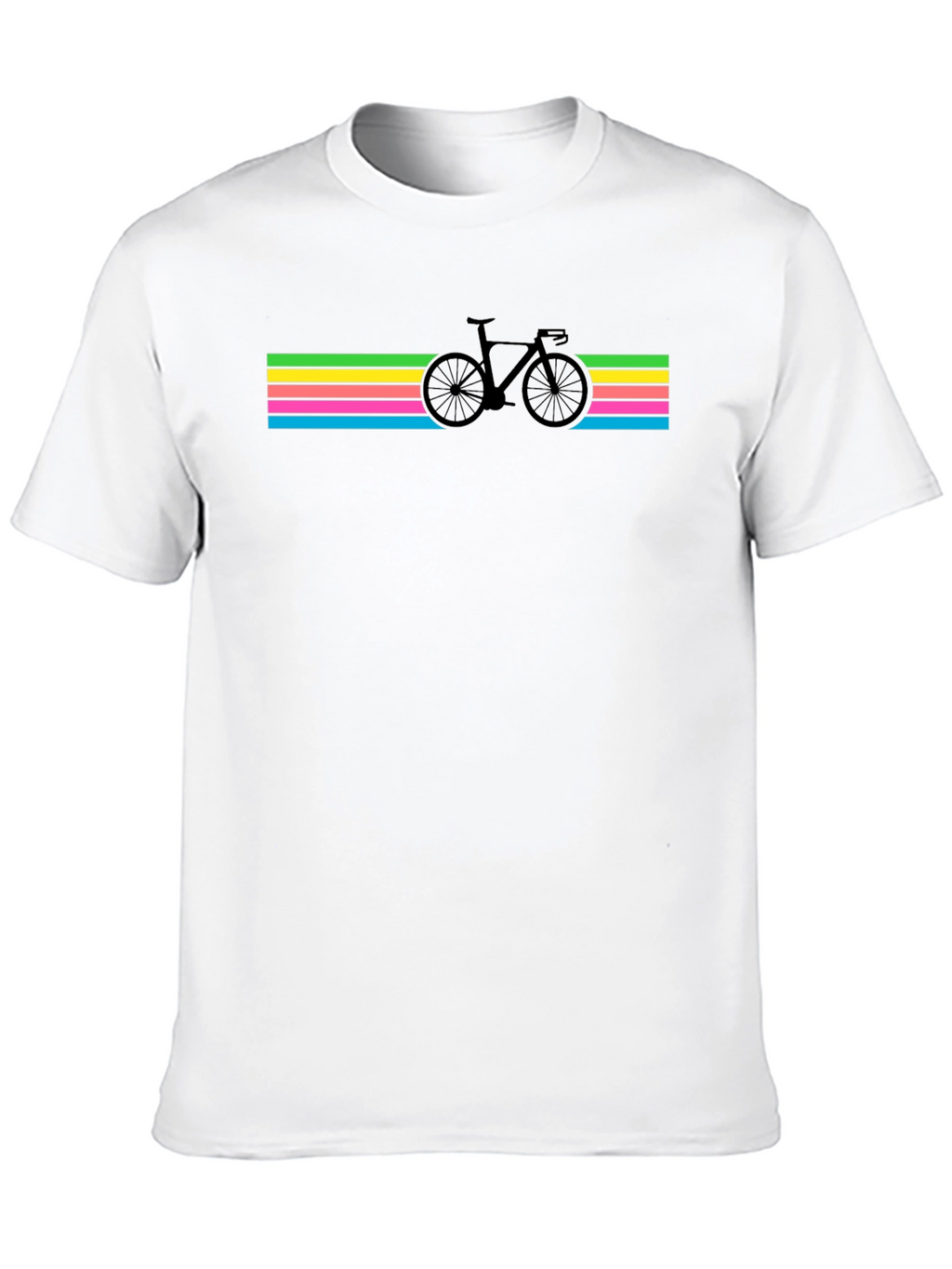 Retro Cycling T-Shirt - Black