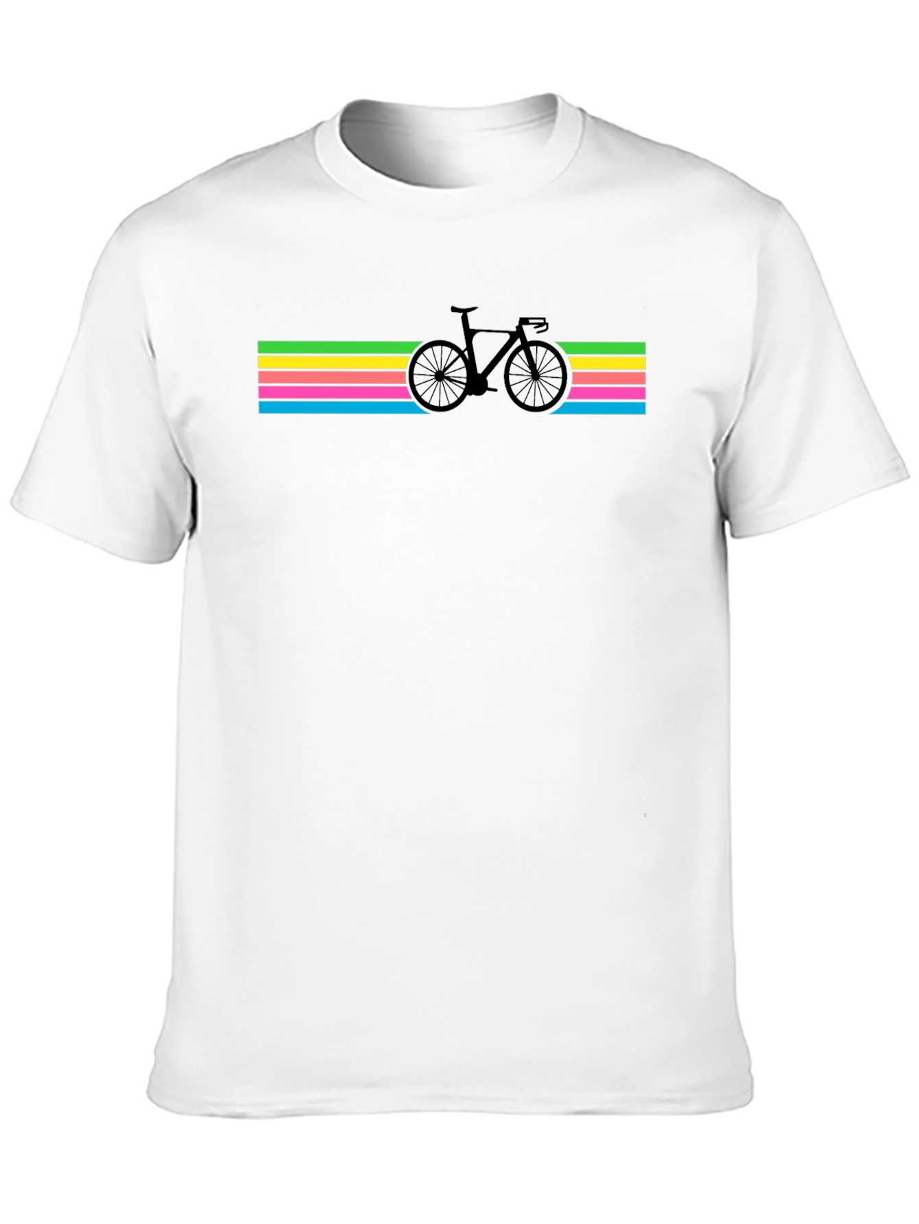 Retro Cycling T-Shirt - Black