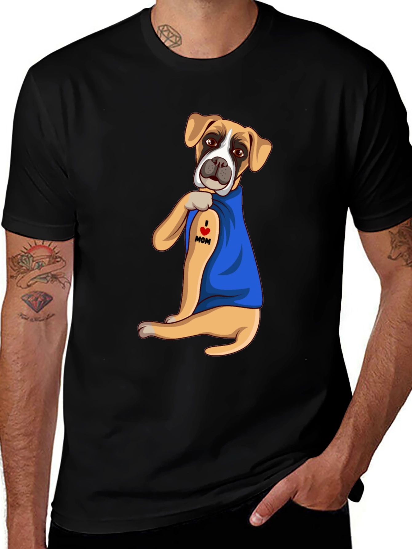 Dog Mom Tattoo T-Shirt