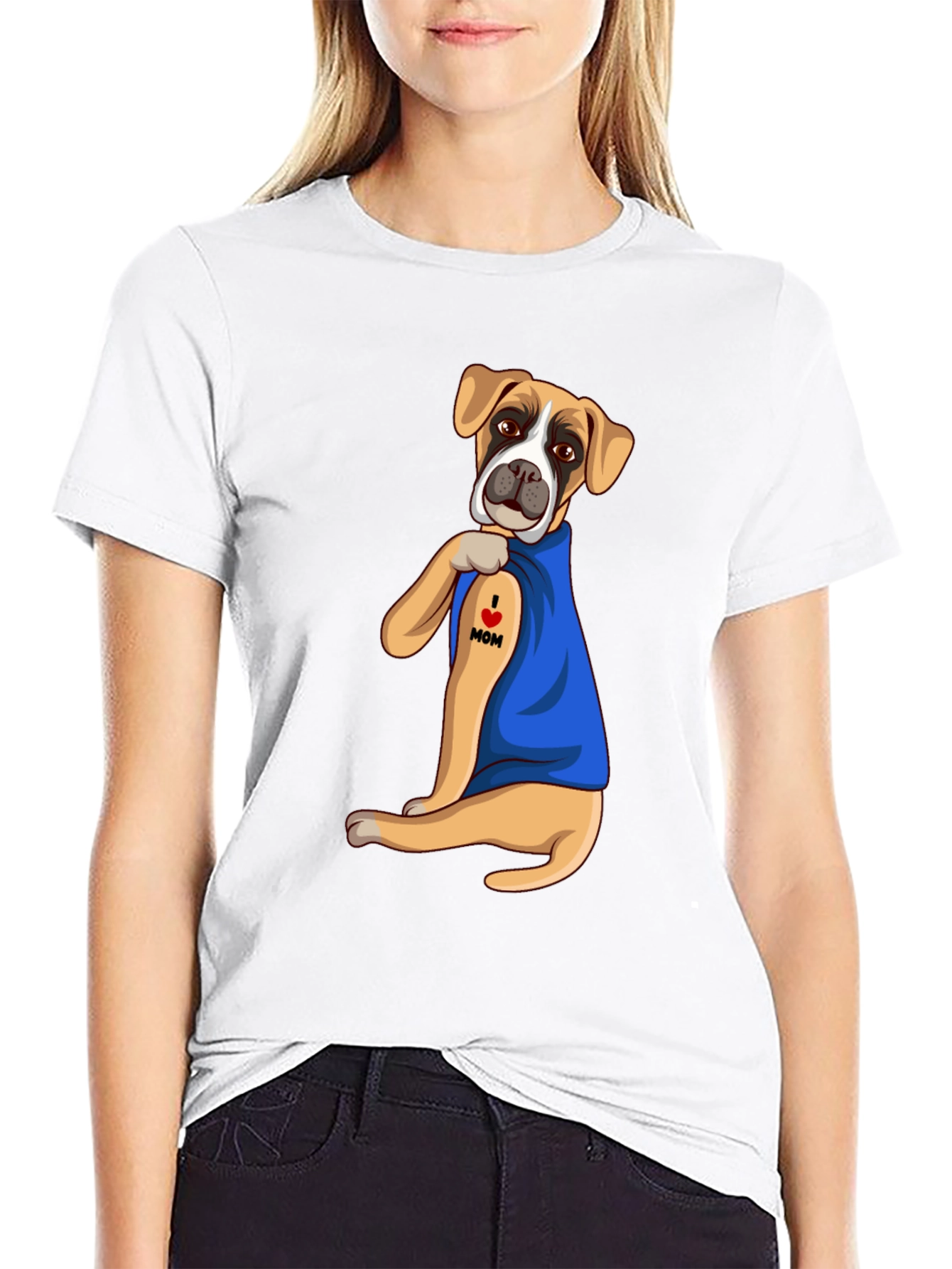 Dog Mom Tattoo T-Shirt