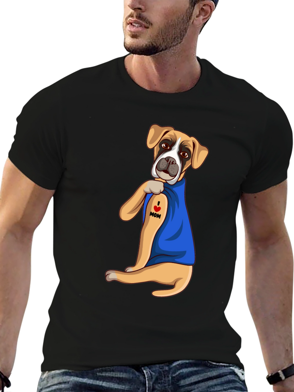 Dog Mom Tattoo T-Shirt