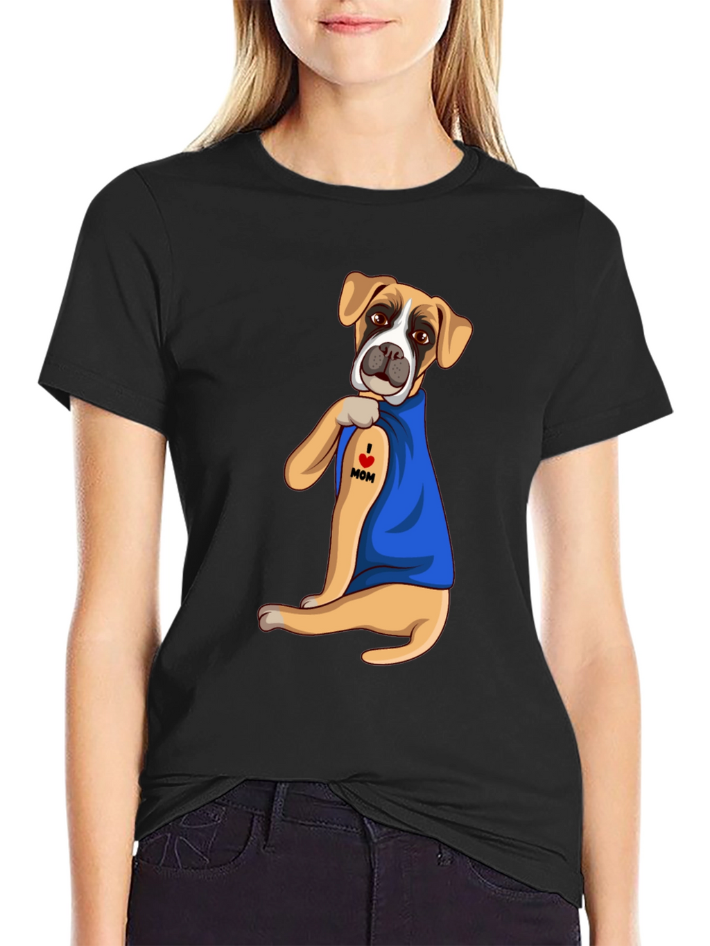 Dog Mom Tattoo T-Shirt