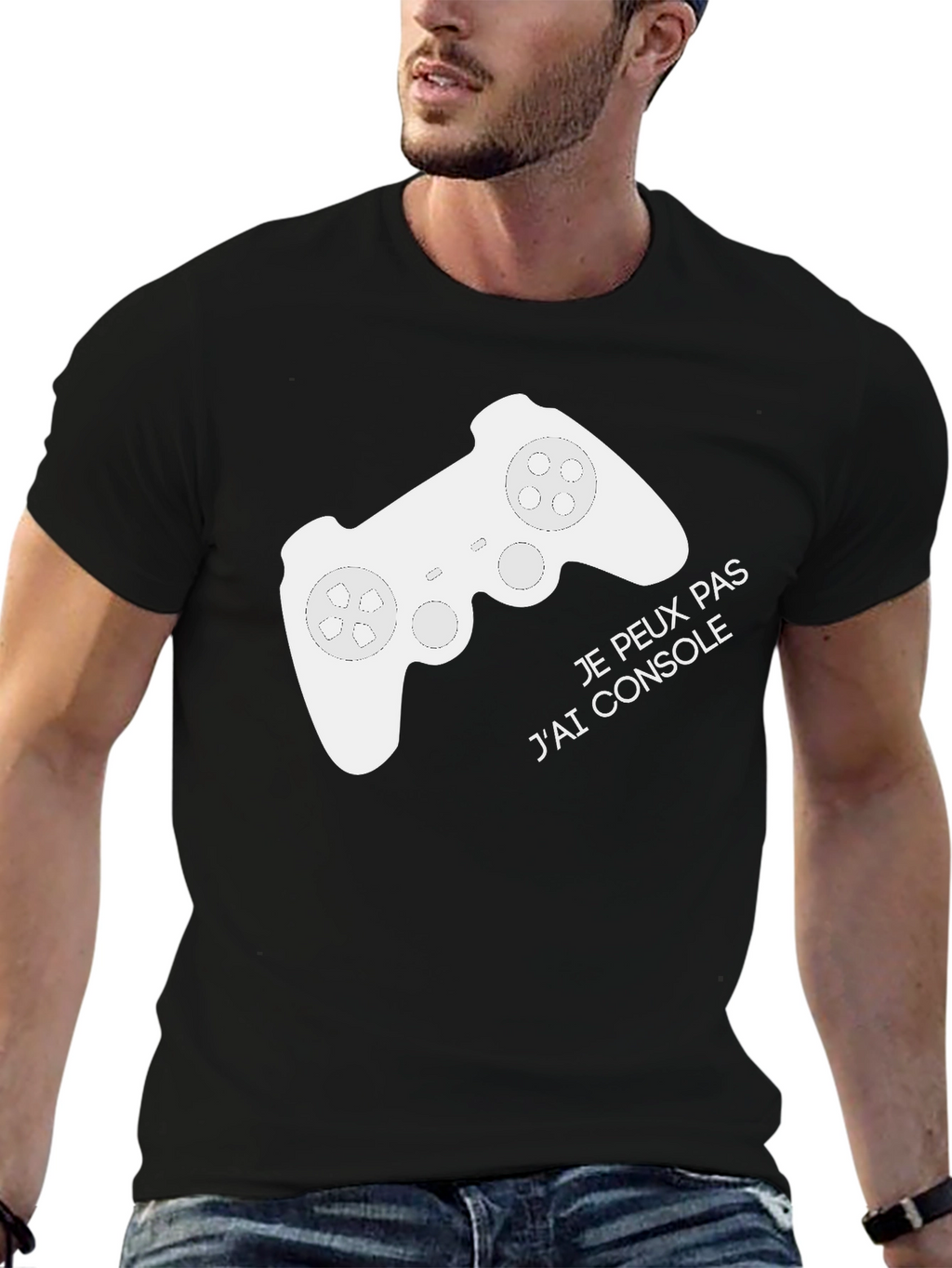 Funny Gamer T-Shirt - Je Peux Pas Jai Console