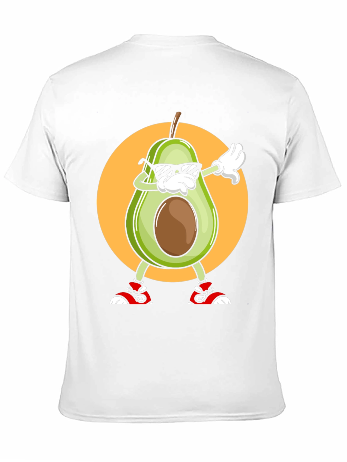 Avocado Dabbing Graphic Tee - Cool Cartoon T-Shirt