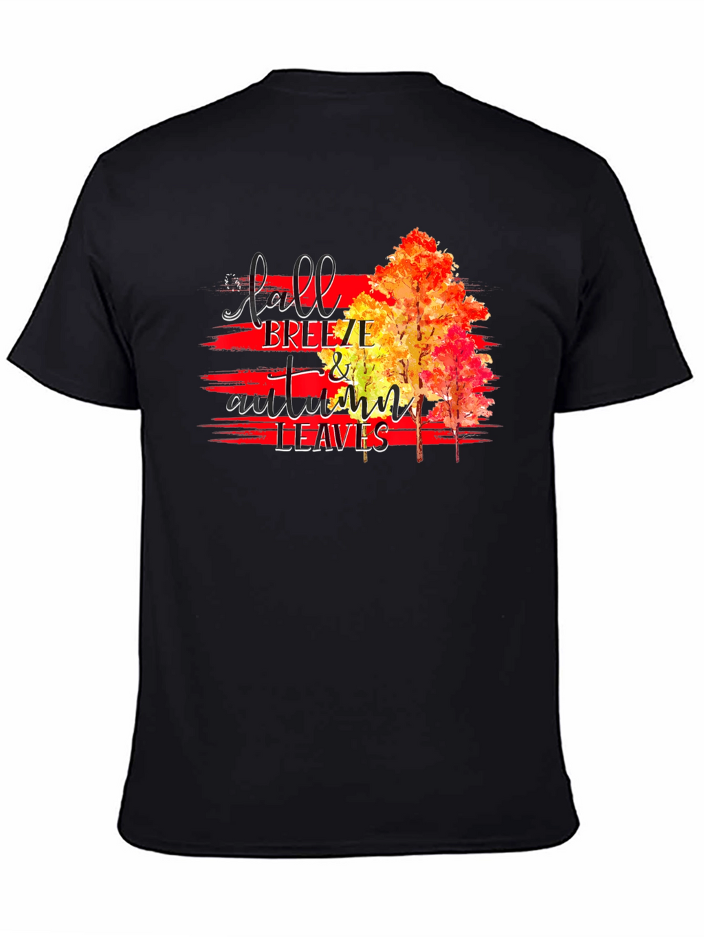 Fall Breeze & Autumn Leaves Graphic T-Shirt