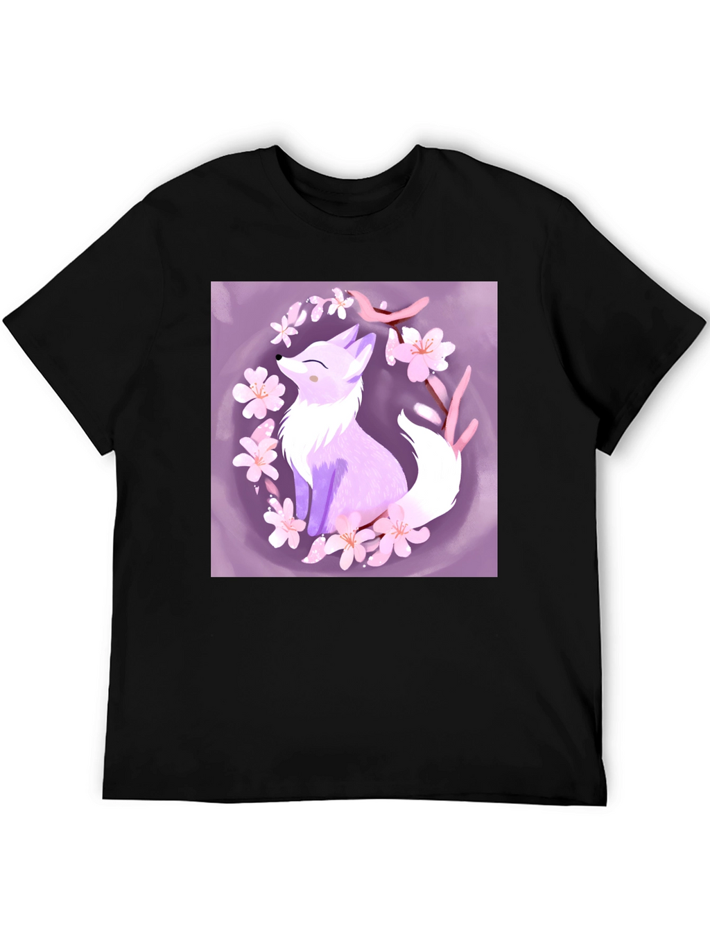 Fox Blossom Graphic Tee - Stylish & Unique
