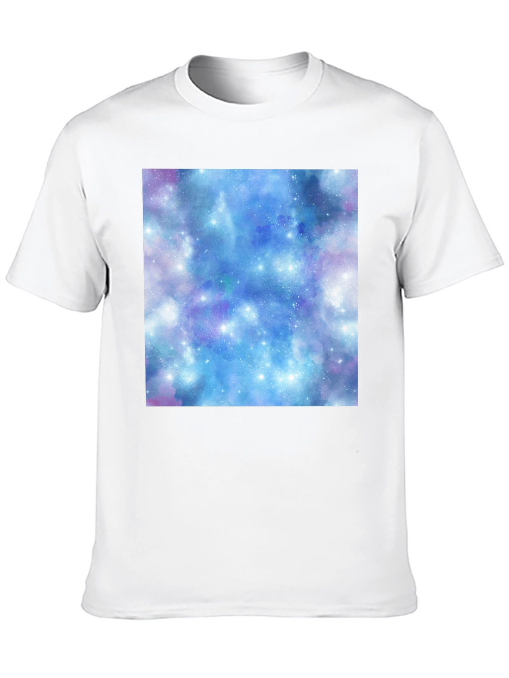 Galaxy Print Black T-Shirt