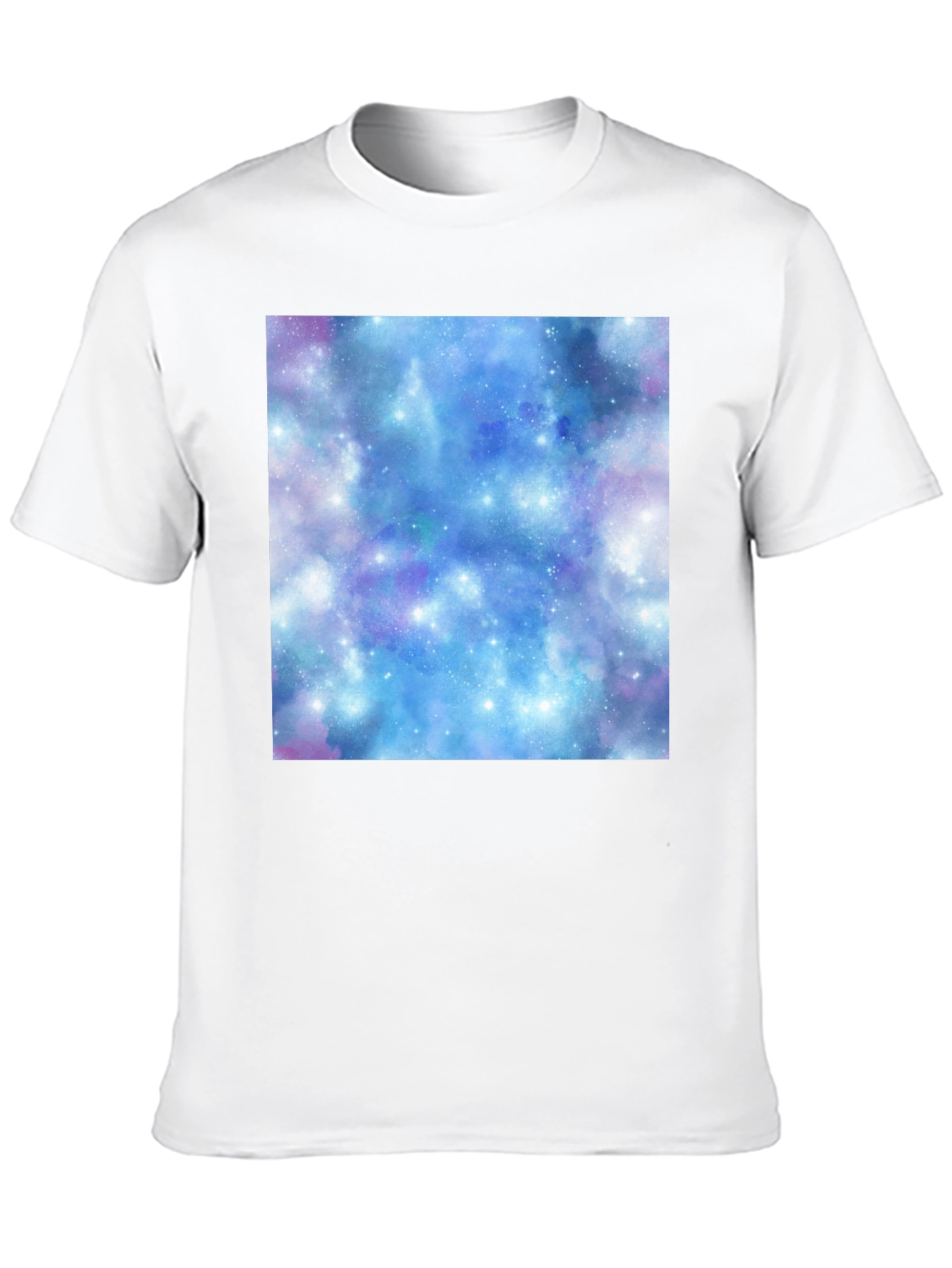 Galaxy Print Black T-Shirt