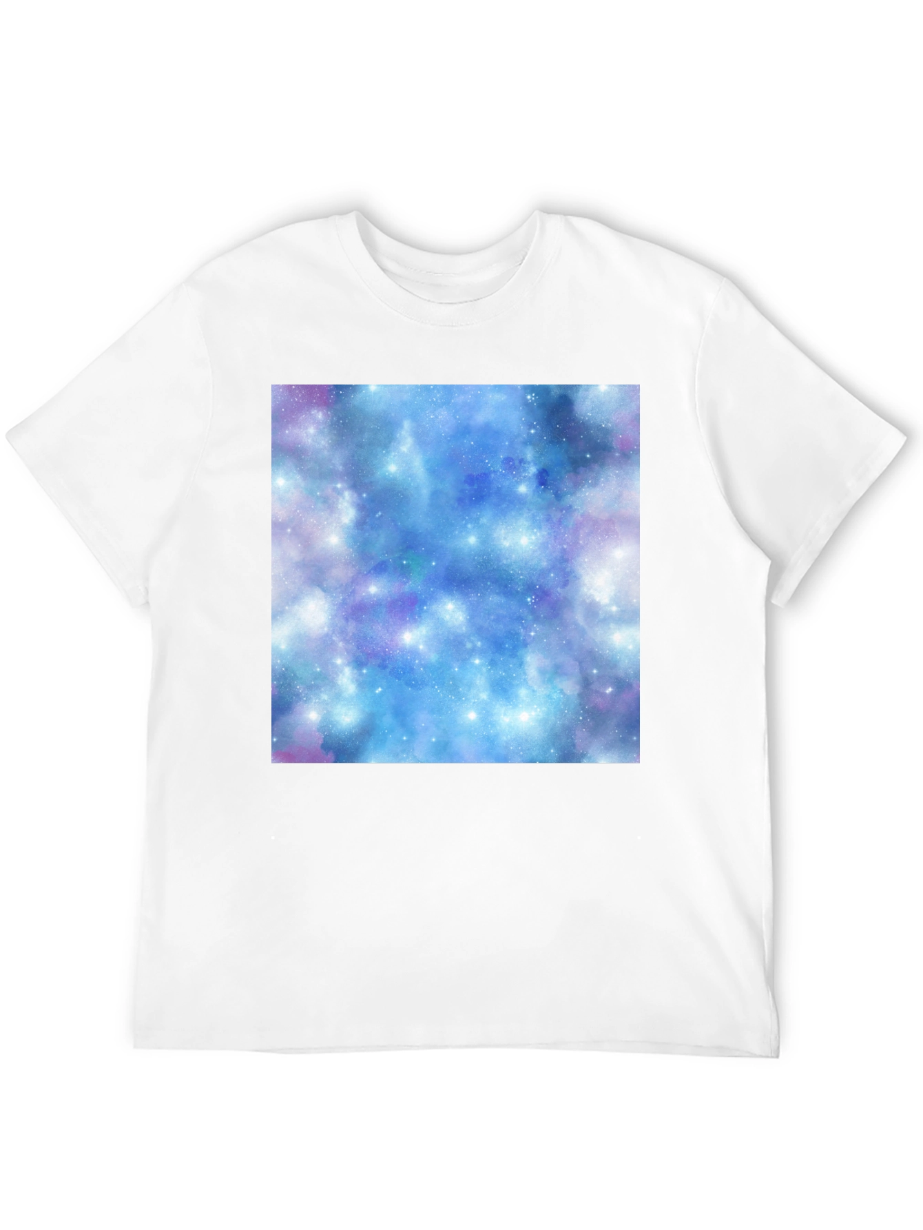 Galaxy Print Black T-Shirt