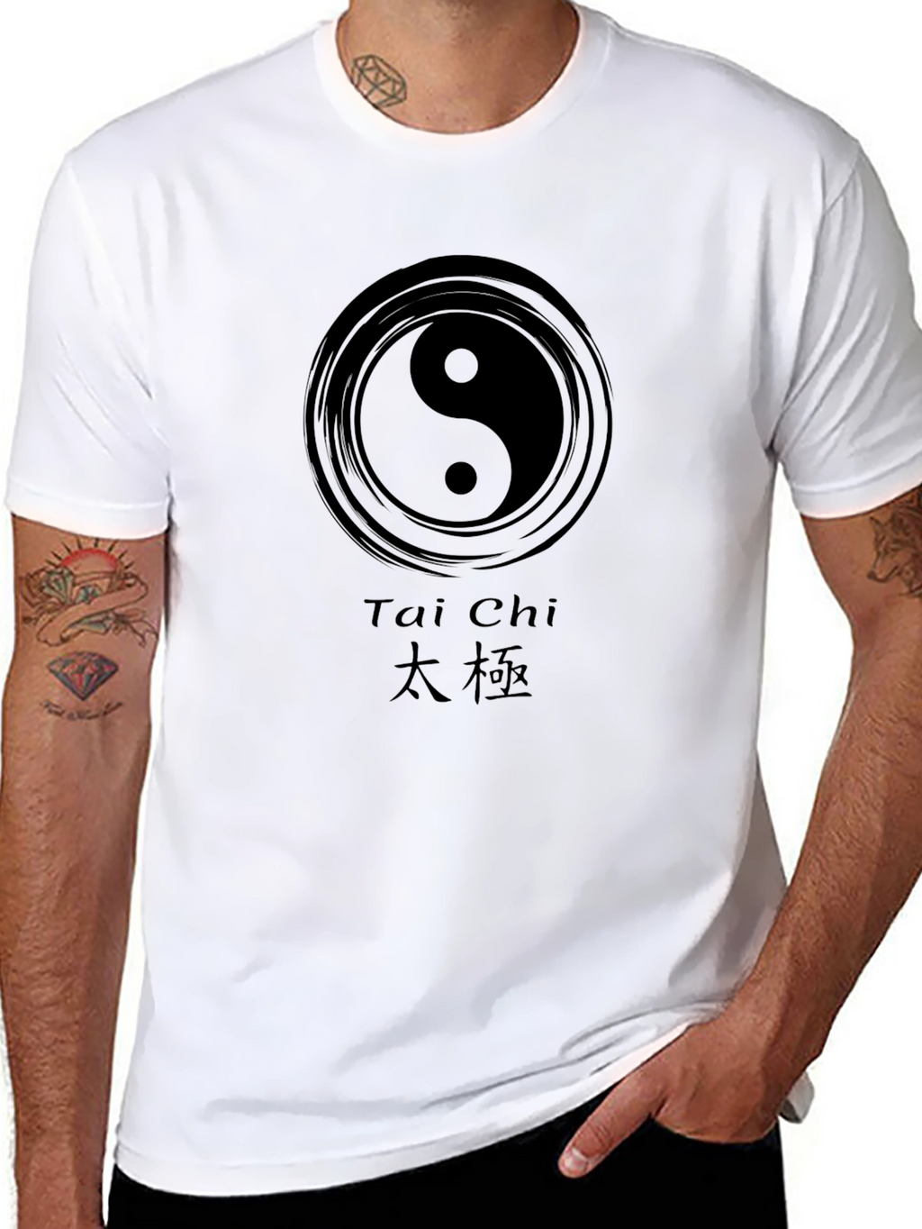 Tai Chi Yin Yang Graphic T-Shirt