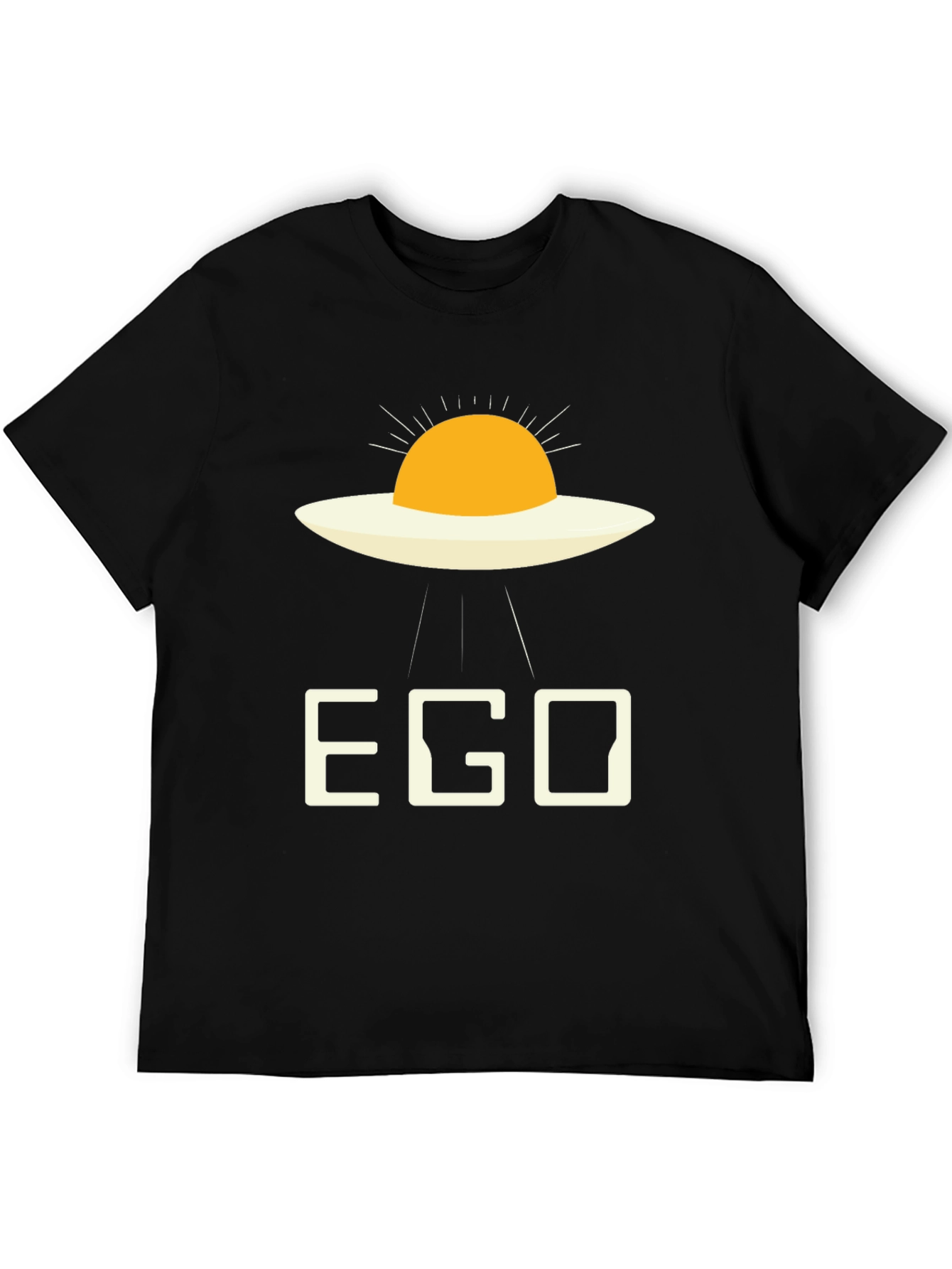 EGO Alien Fried Egg Black T-Shirt