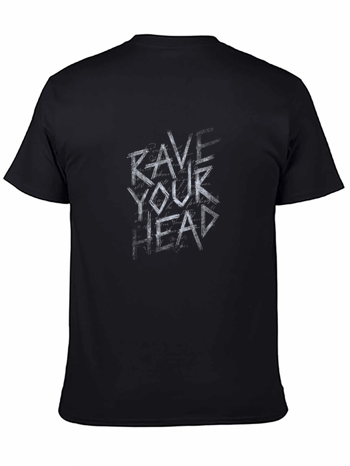 Rave Your Head Black Graphic Tee