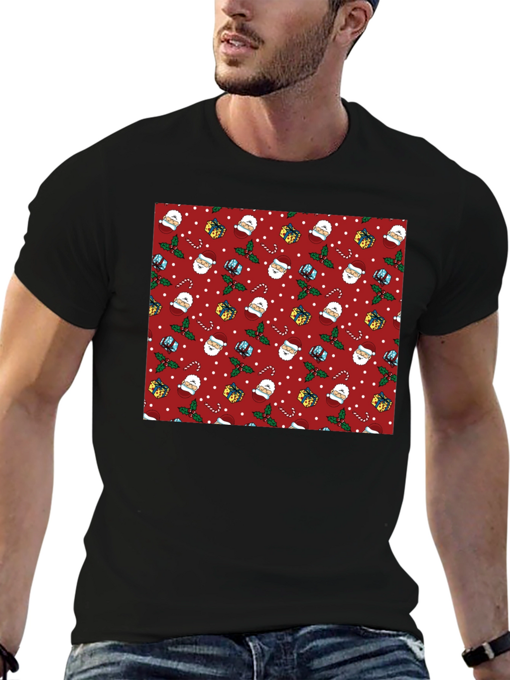 Festive Christmas Pattern T-Shirt