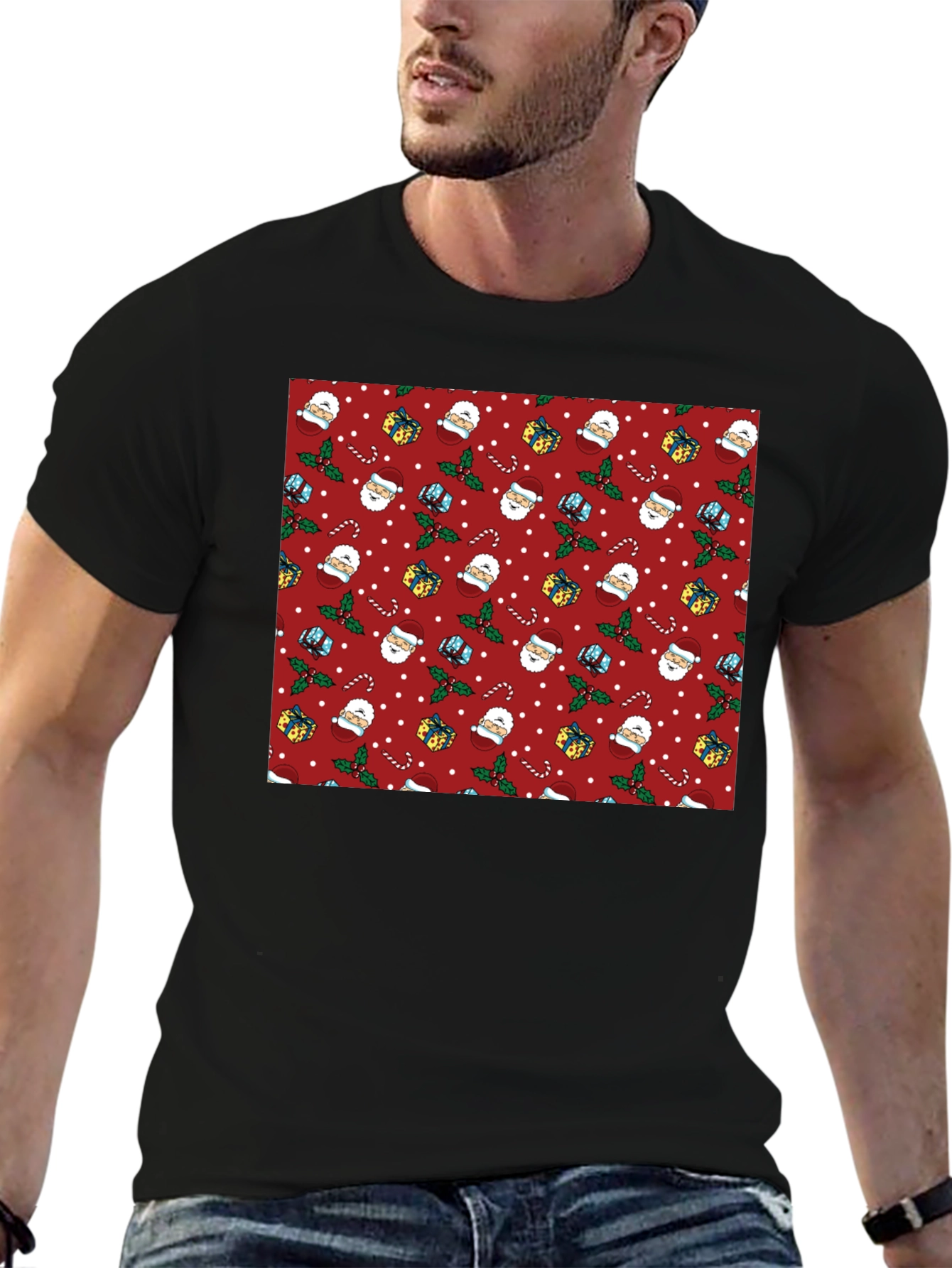 Festive Christmas Pattern T-Shirt