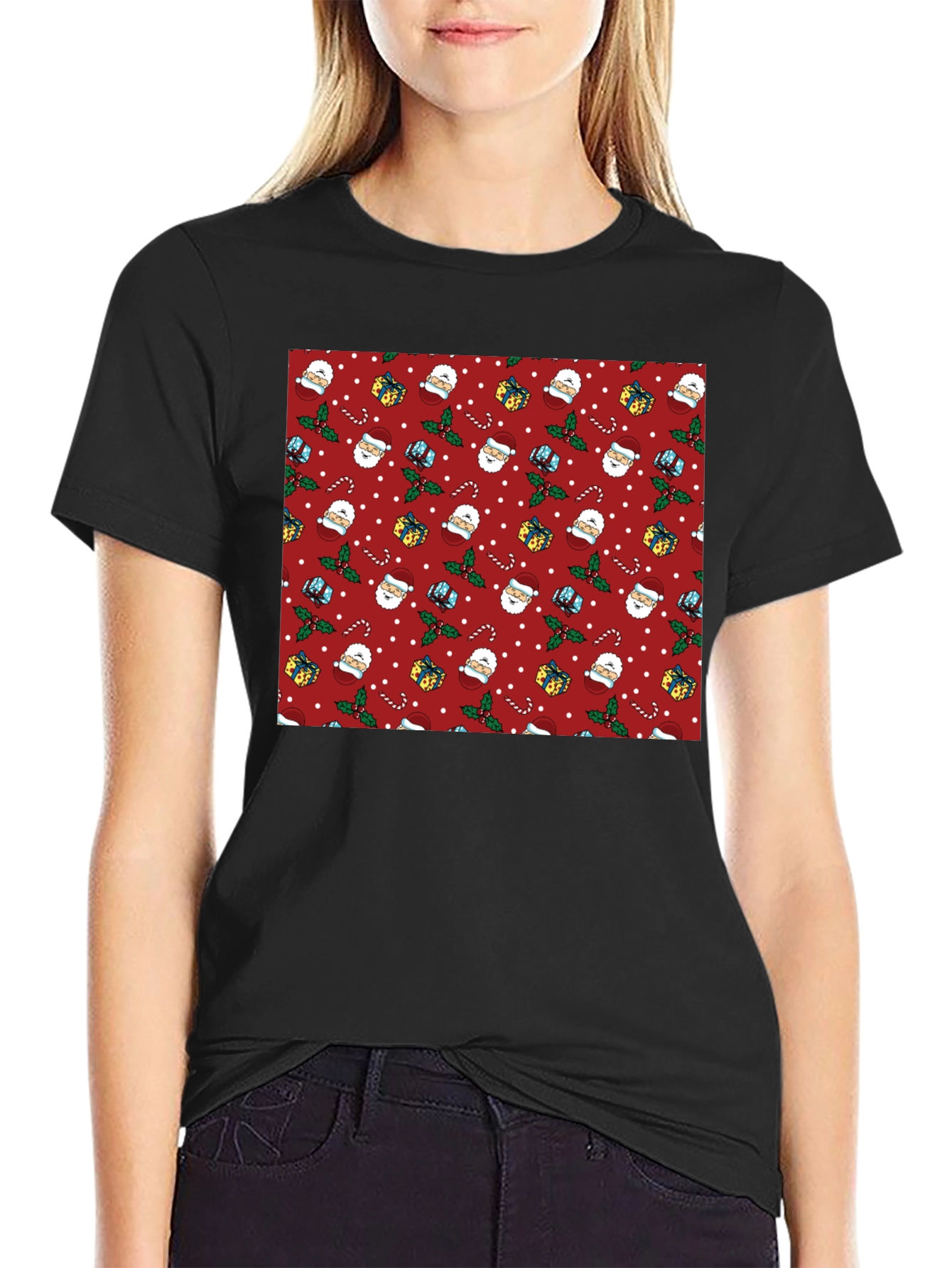 Festive Christmas Pattern T-Shirt
