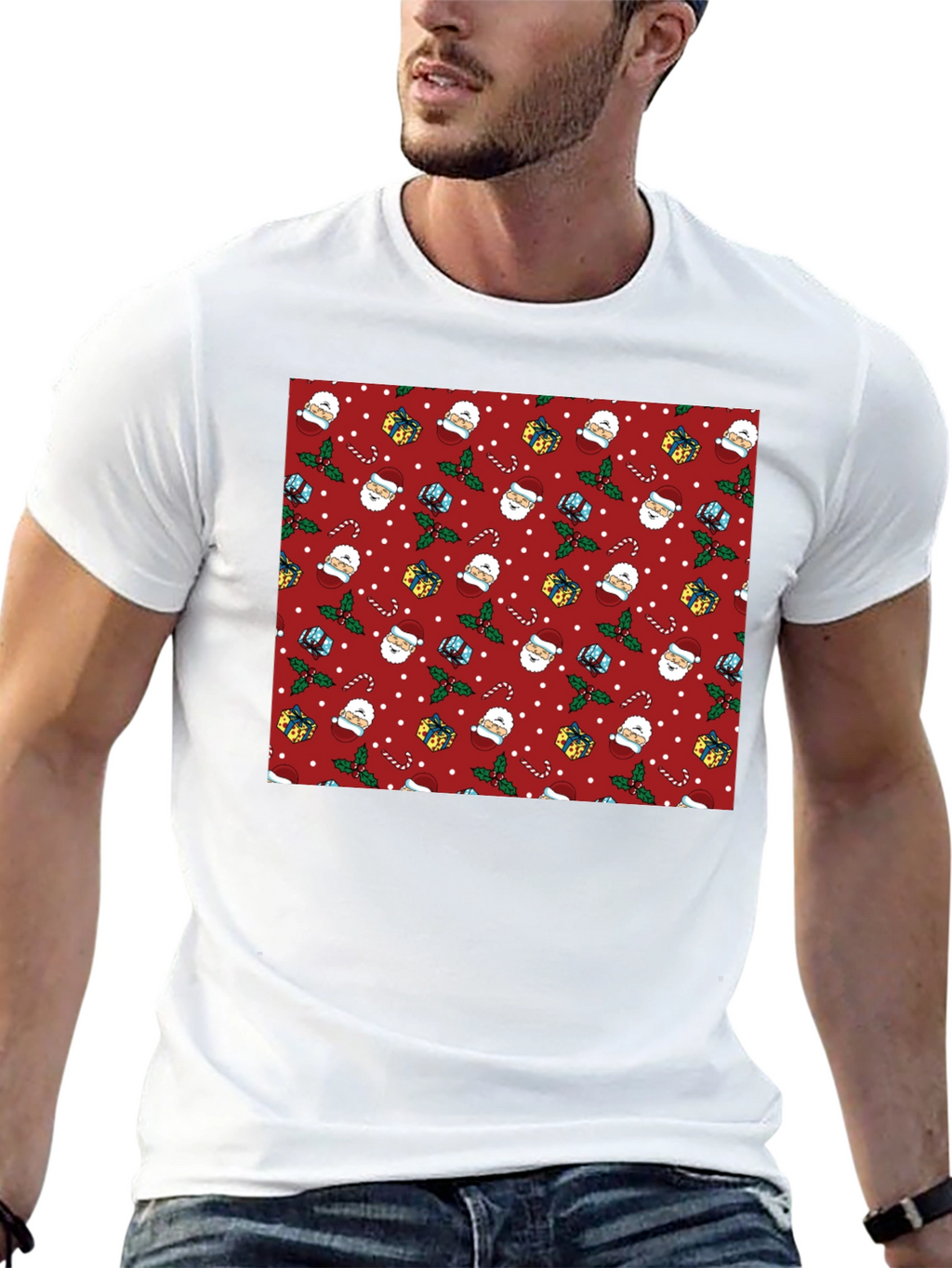Festive Christmas Pattern T-Shirt