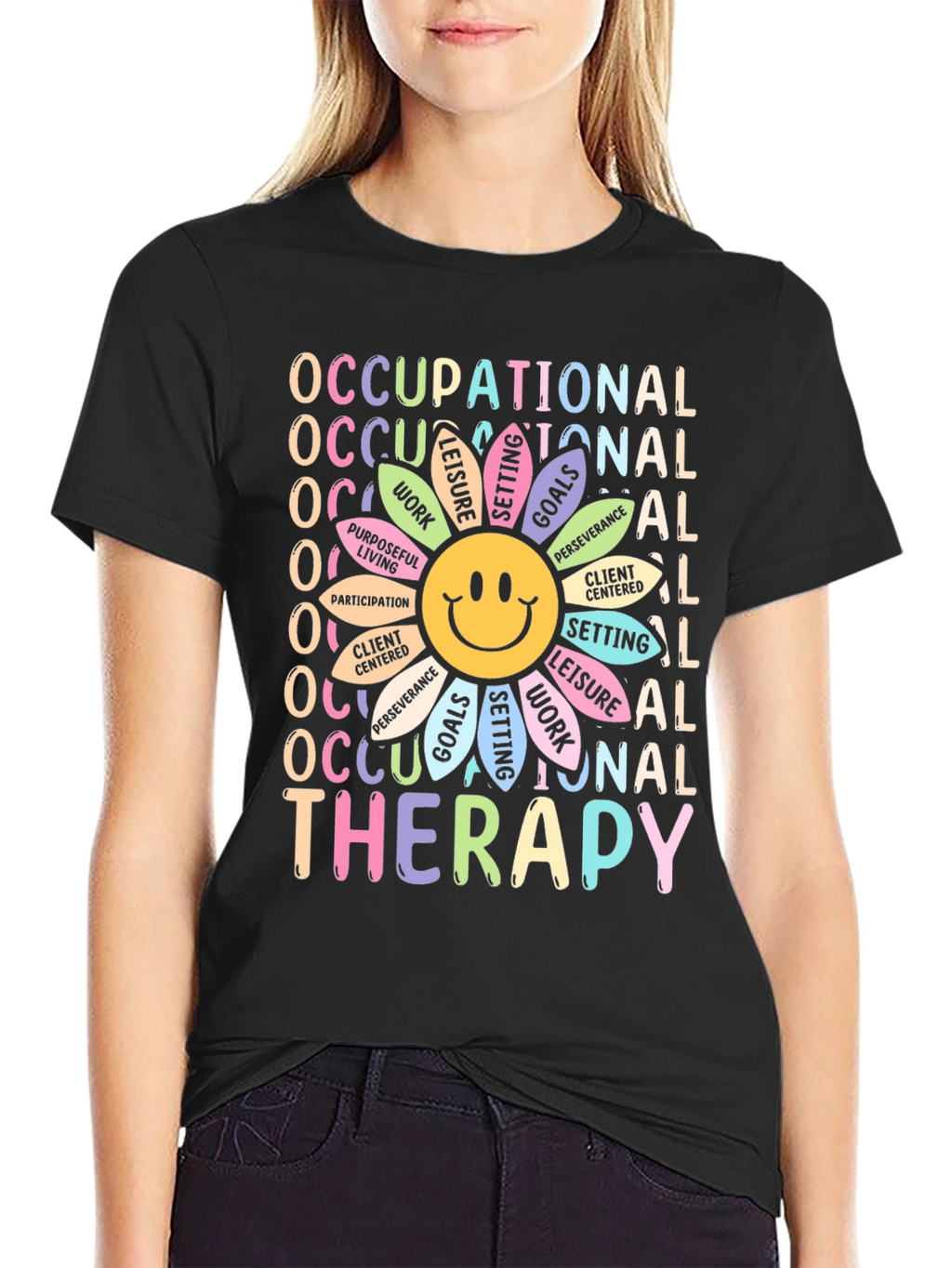 Occupational Therapy Flower T-Shirt