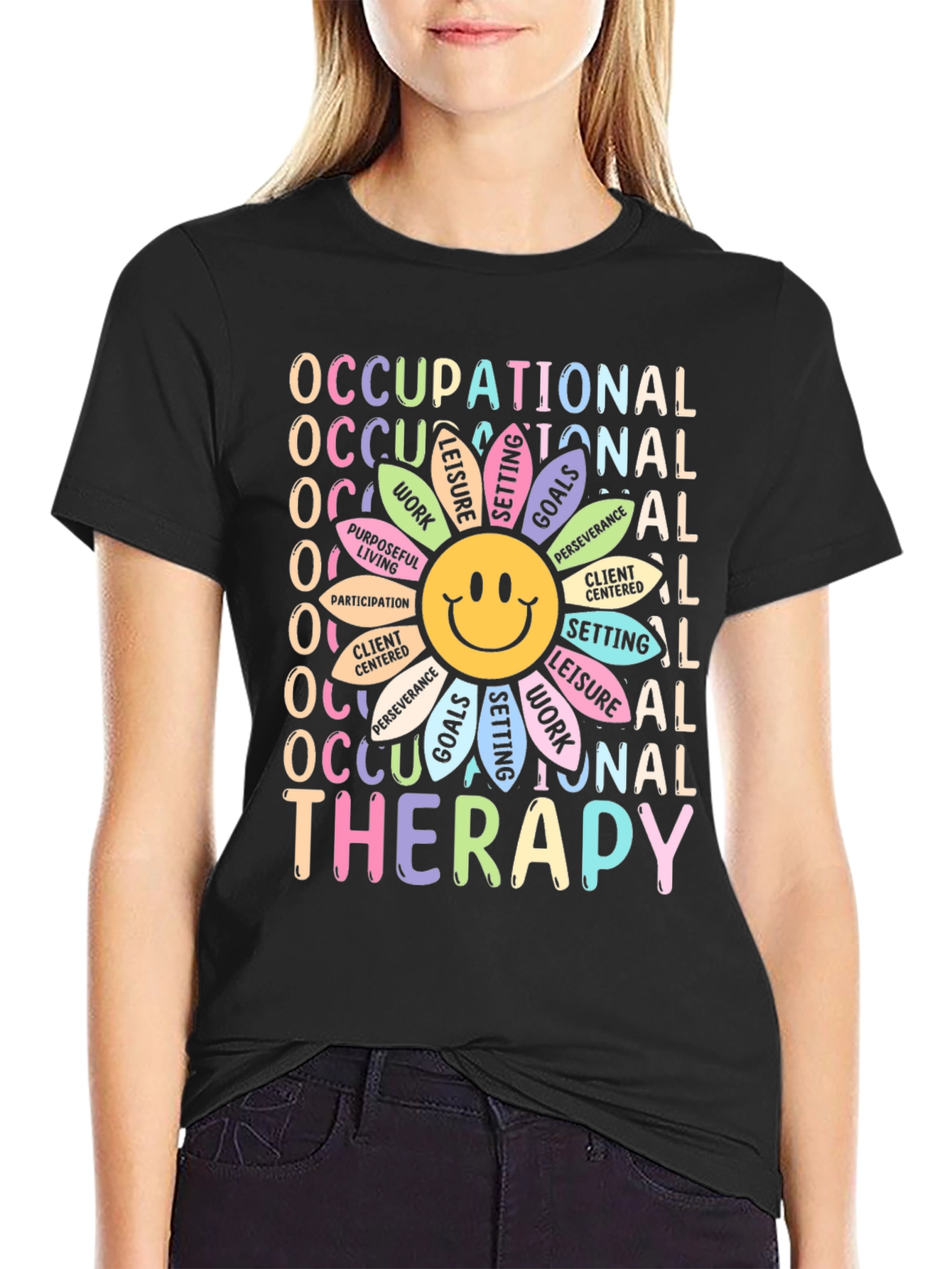 Occupational Therapy Flower T-Shirt