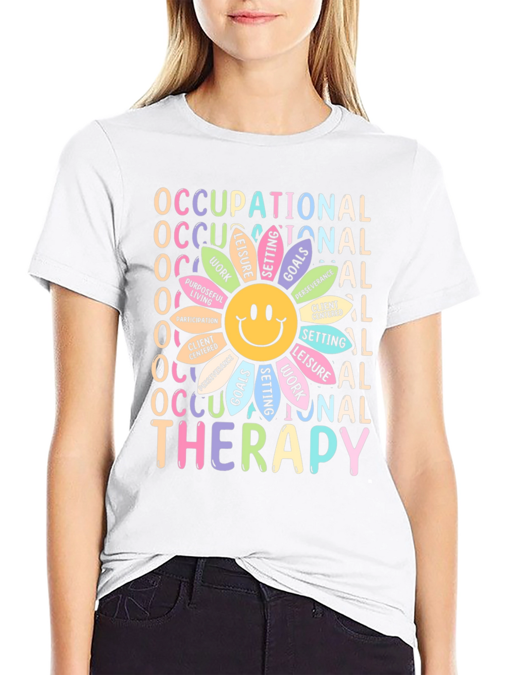 Occupational Therapy Flower T-Shirt