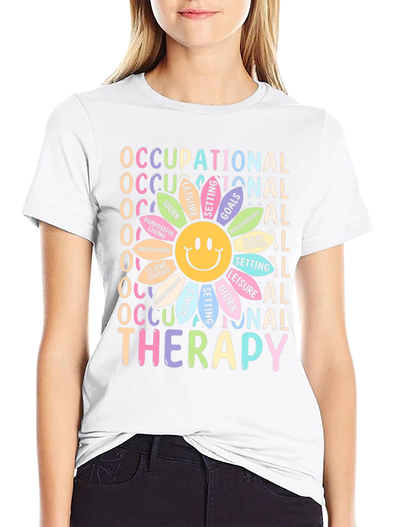 Occupational Therapy Flower T-Shirt