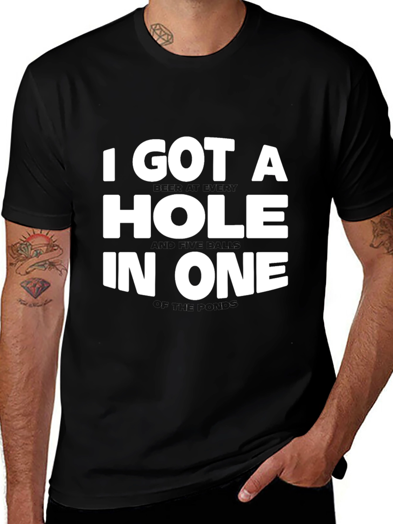 Hole In One Graphic Tee - Golf Lovers T-Shirt