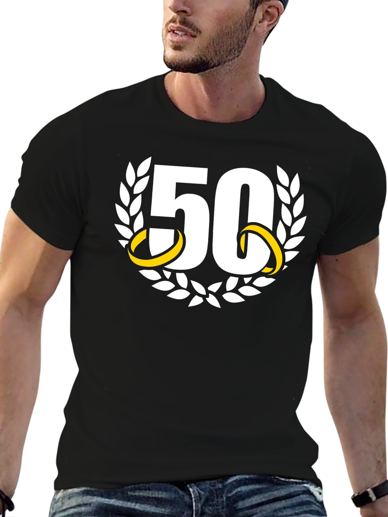 50th Anniversary Graphic Tee - Black