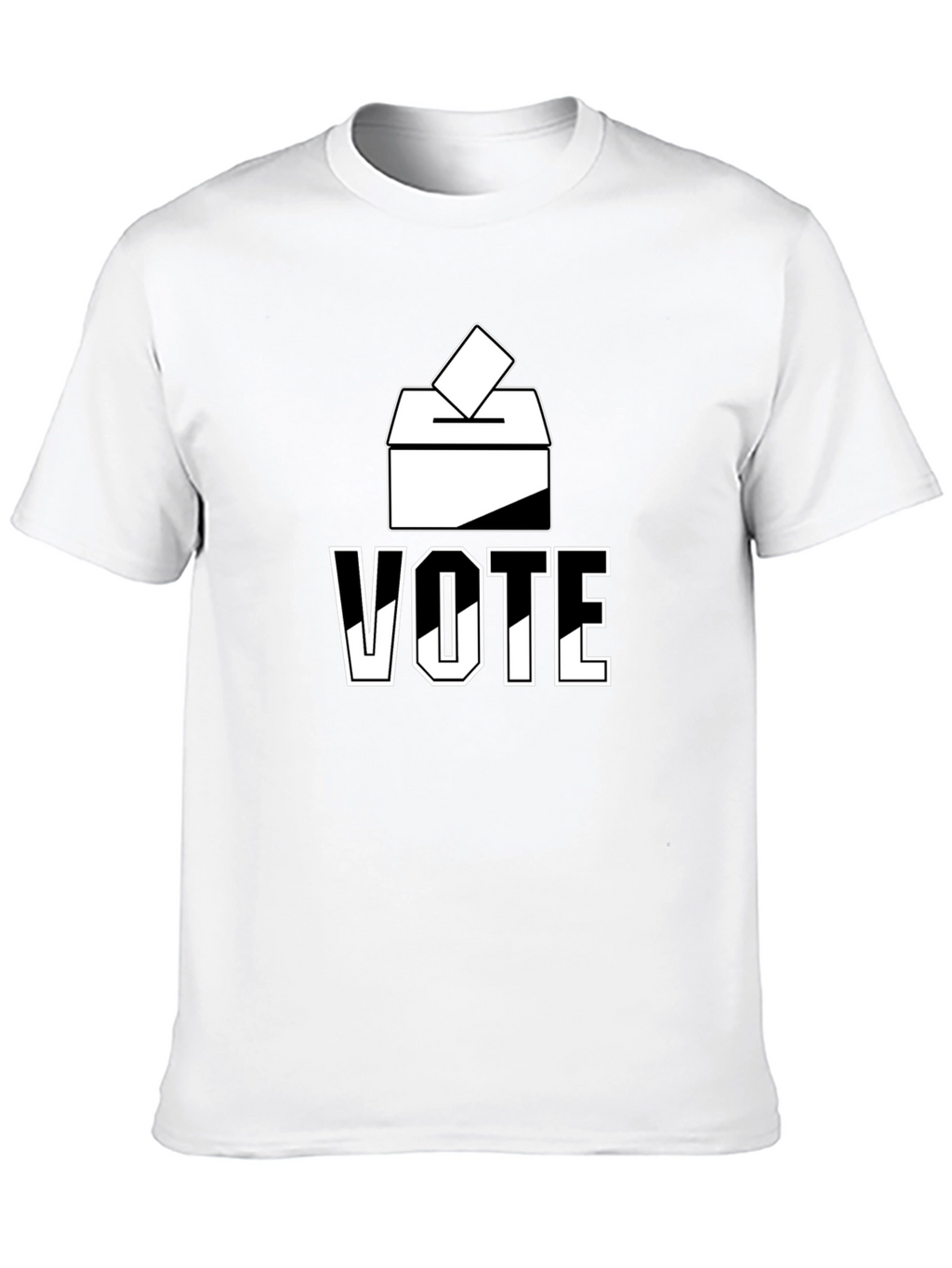 Vote Graphic T-Shirt - Black Political Statement Tee