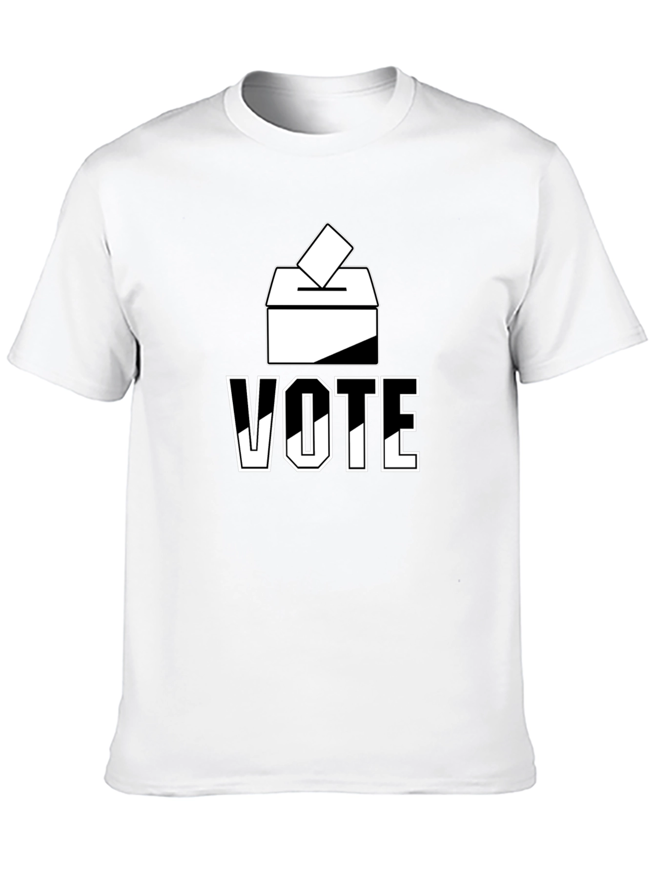 Vote Graphic T-Shirt - Black Political Statement Tee