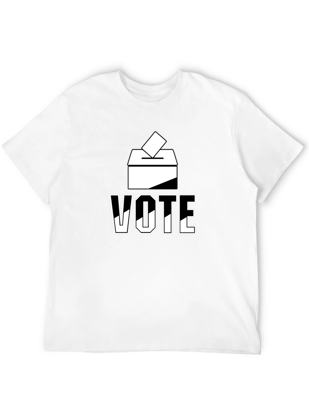 Vote Graphic T-Shirt - Black Political Statement Tee