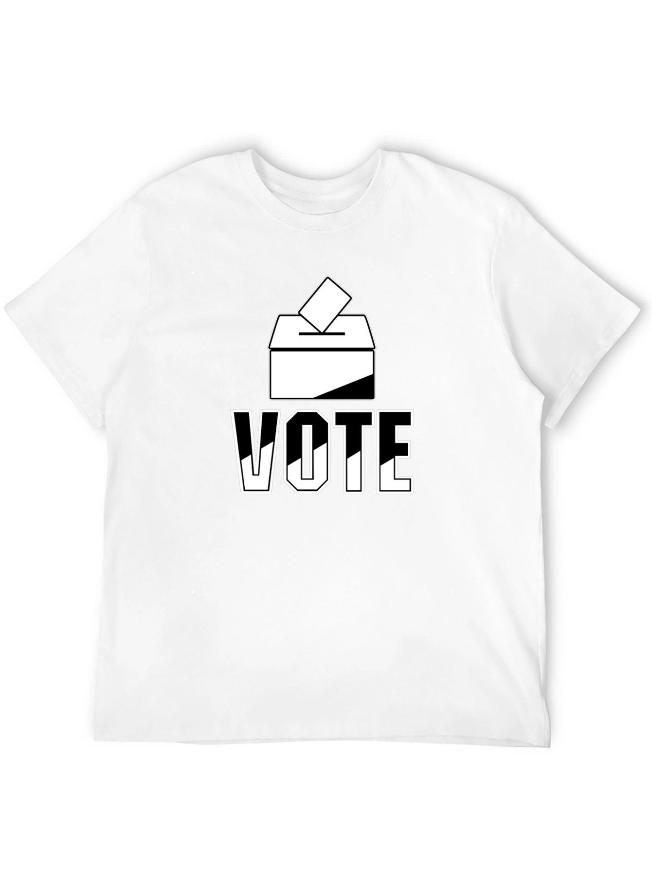 Vote Graphic T-Shirt - Black Political Statement Tee