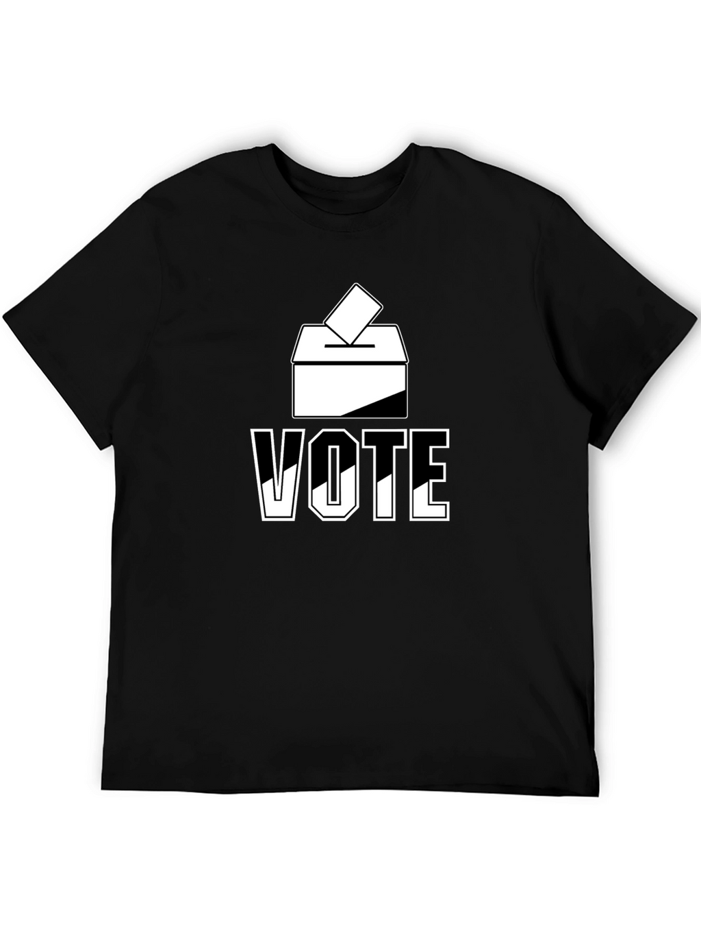 Vote Graphic T-Shirt - Black Political Statement Tee
