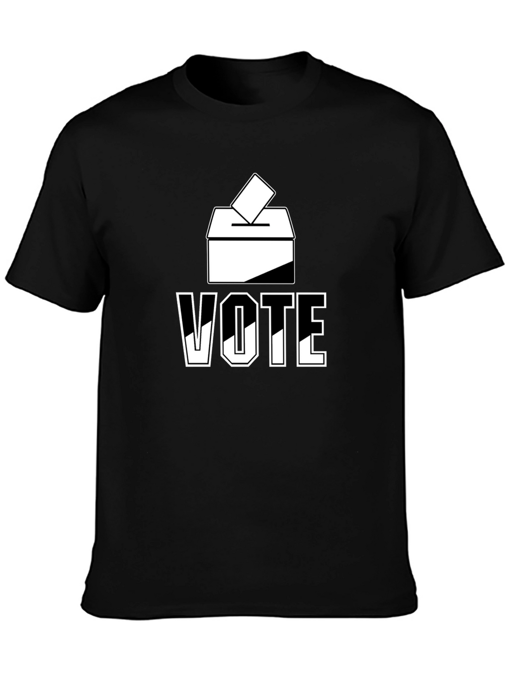 Vote Graphic T-Shirt - Black Political Statement Tee