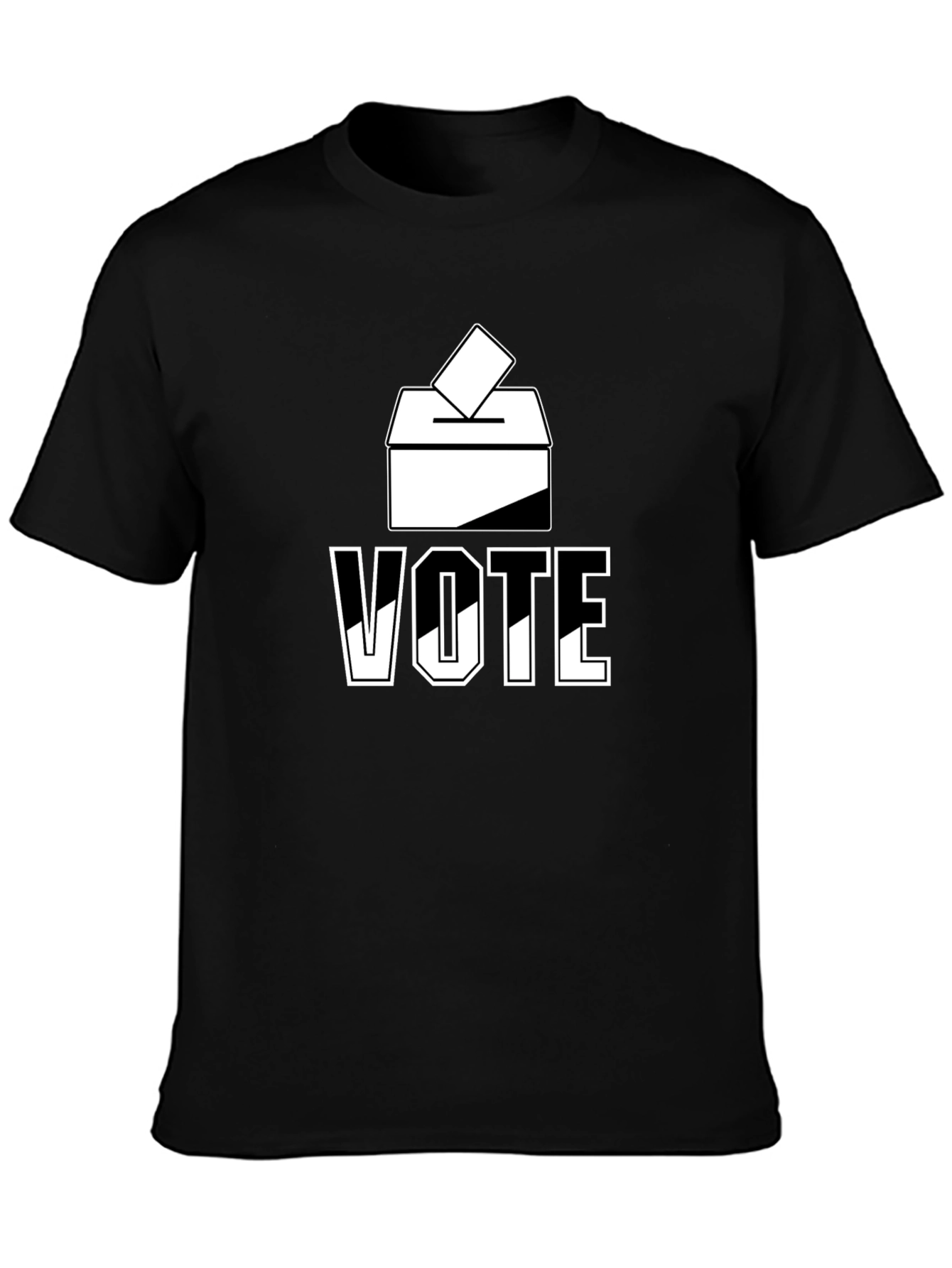 Vote Graphic T-Shirt - Black Political Statement Tee
