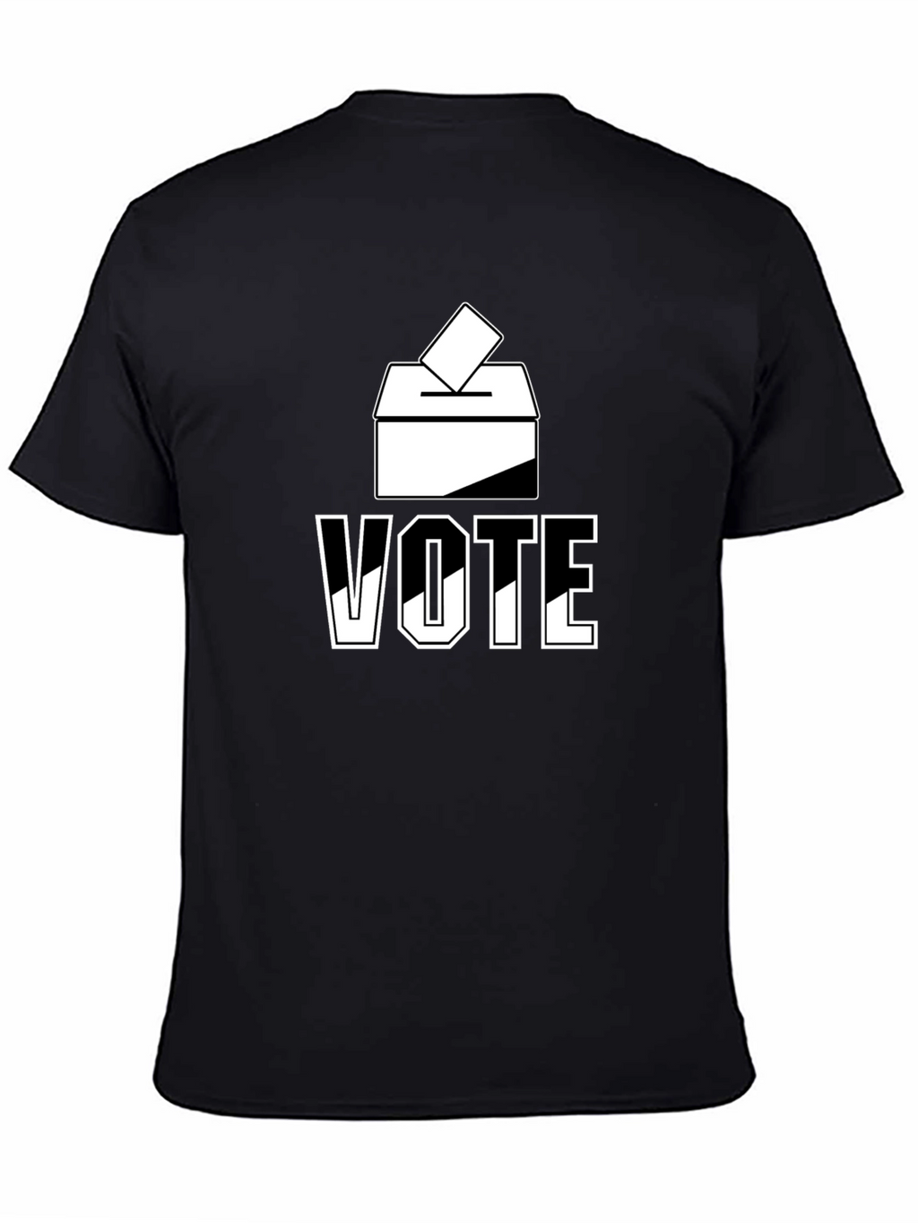 Vote Graphic T-Shirt - Black Political Statement Tee