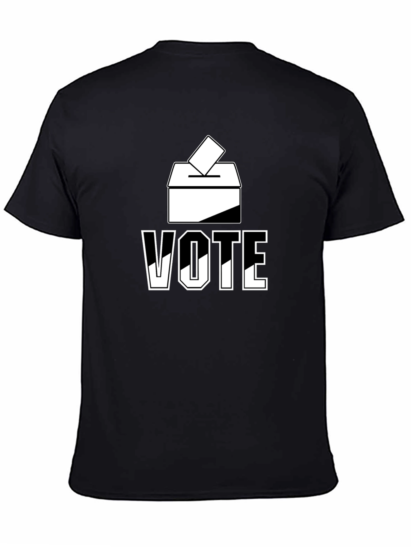 Vote Graphic T-Shirt - Black Political Statement Tee
