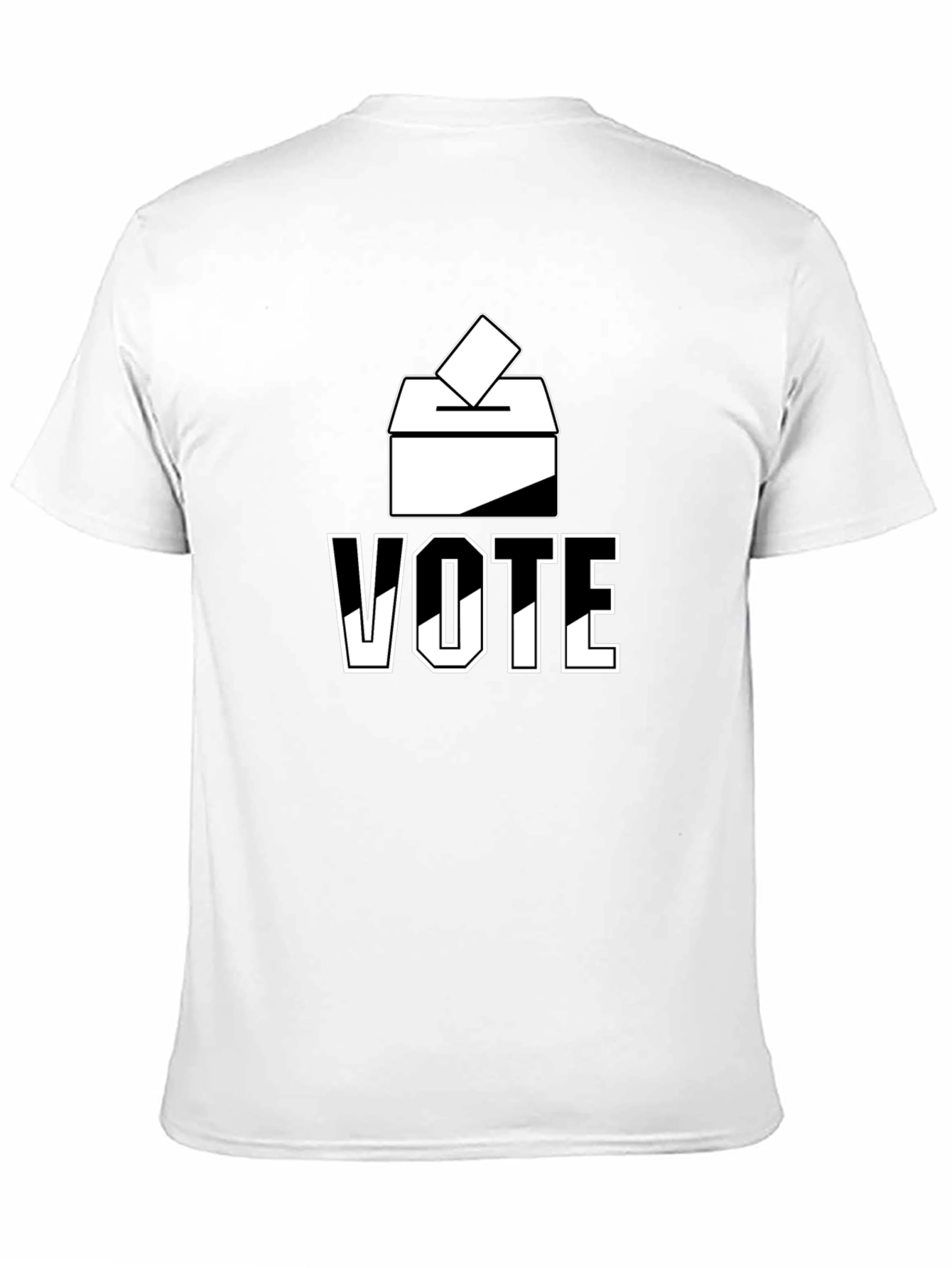 Vote Graphic T-Shirt - Black Political Statement Tee
