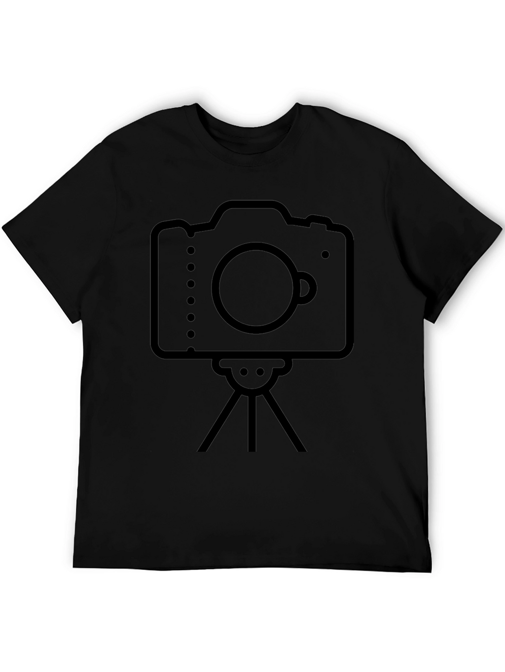 Camera Graphic Black T-Shirt