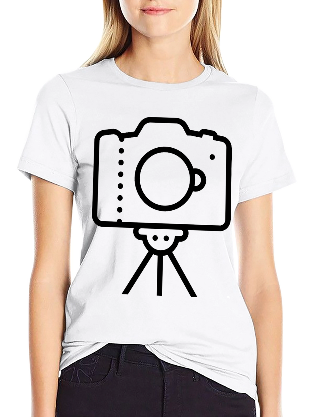 Camera Graphic Black T-Shirt