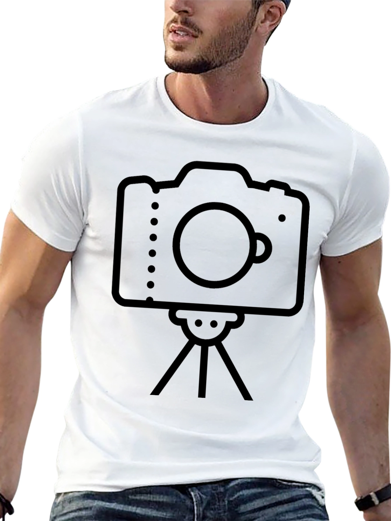 Camera Graphic Black T-Shirt