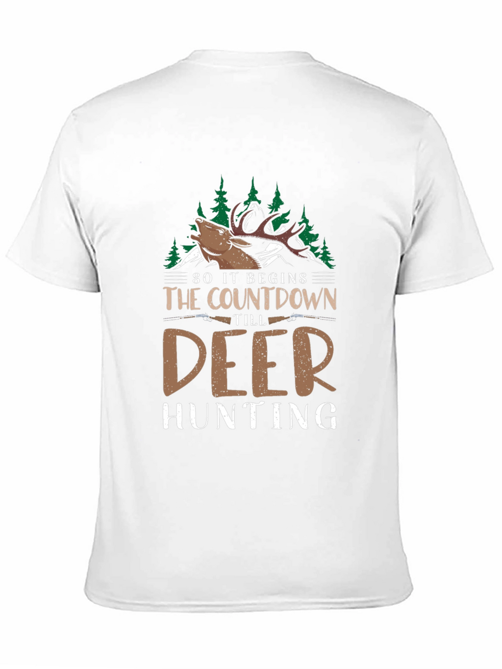 Deer Hunting Countdown Graphic Tee