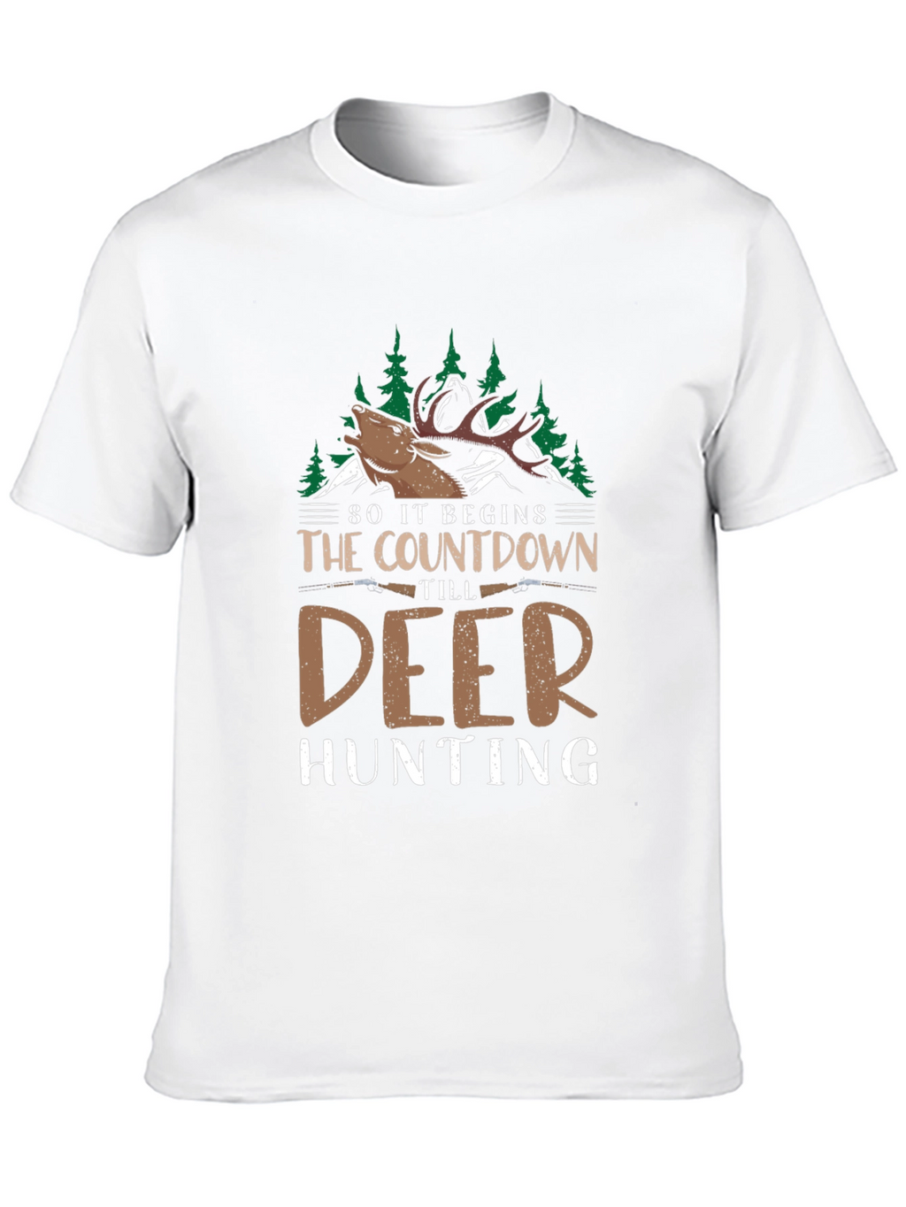 Deer Hunting Countdown Graphic Tee