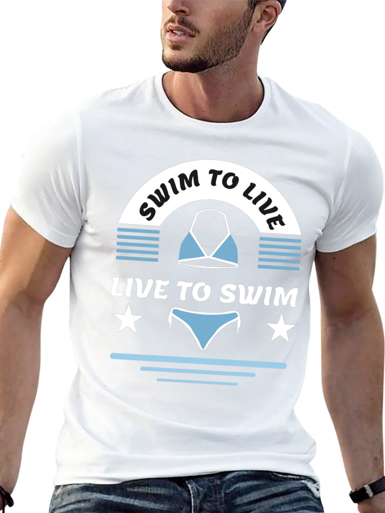 Swim to Live Graphic Tee