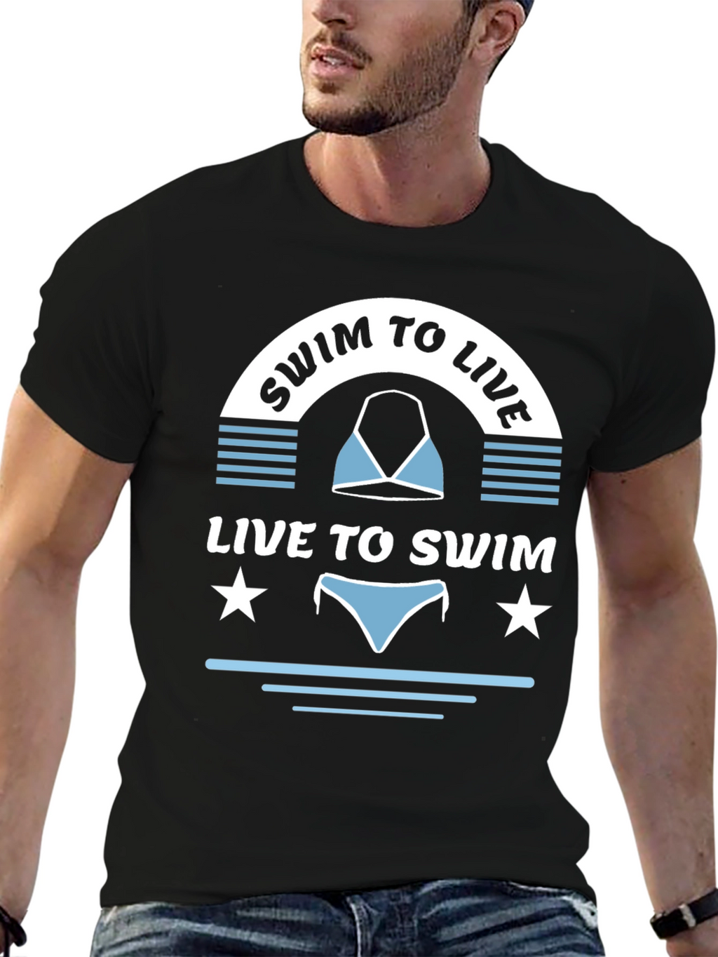 Swim to Live Graphic Tee