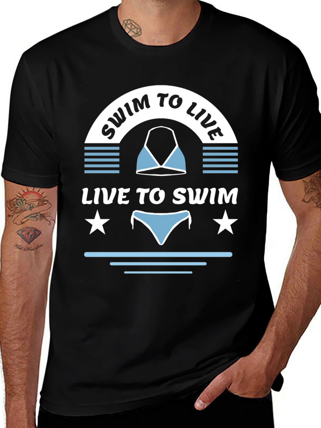 Swim to Live Graphic Tee