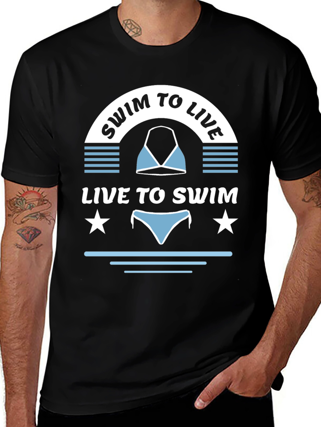 Swim to Live Graphic Tee