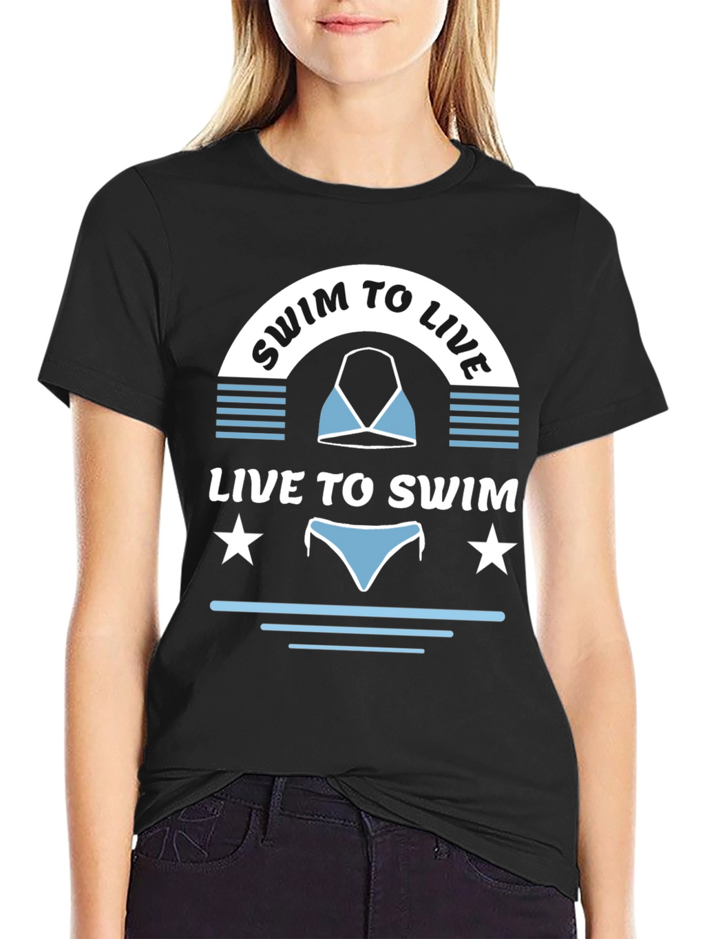 Swim to Live Graphic Tee