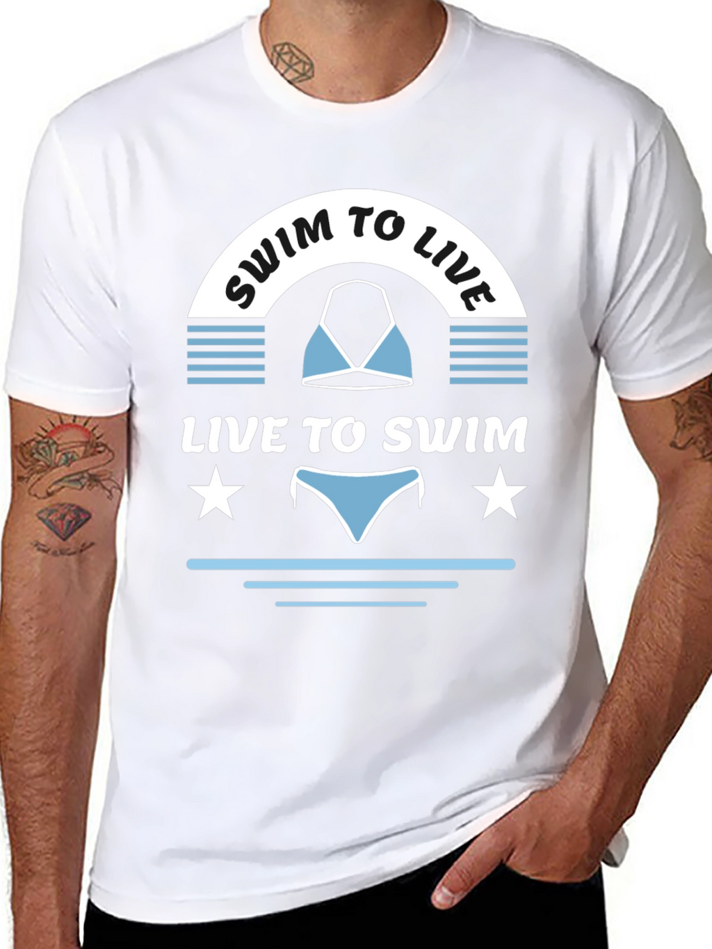 Swim to Live Graphic Tee