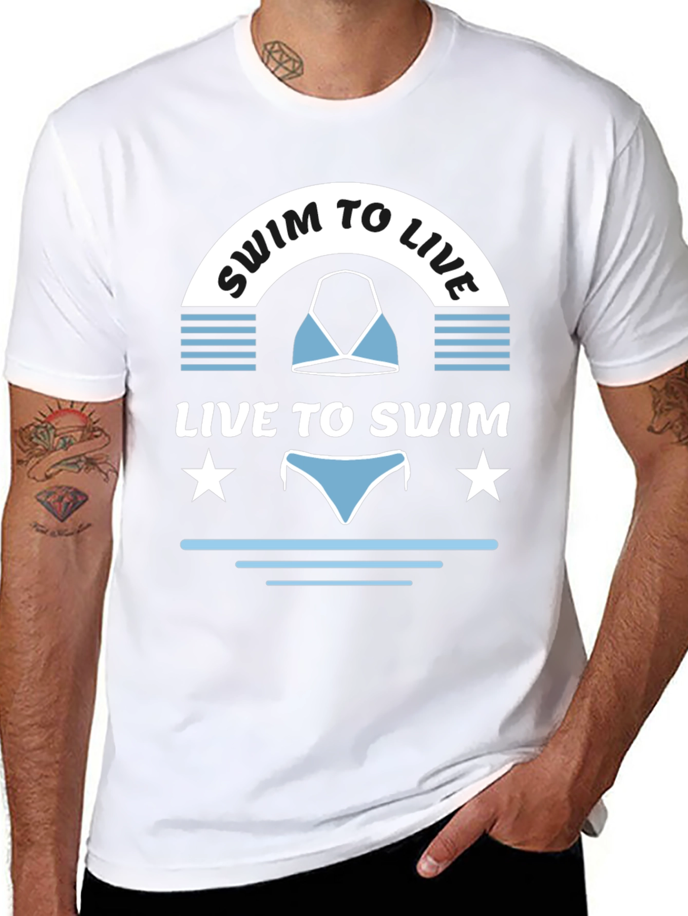 Swim to Live Graphic Tee
